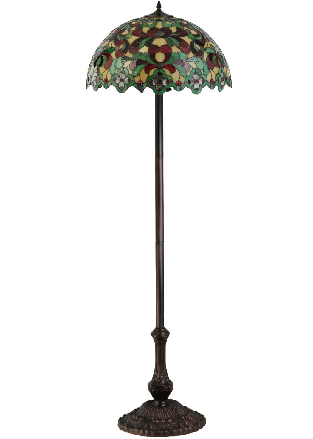 Meyda 61.5"H Tiffany Baroque Floor Lamp