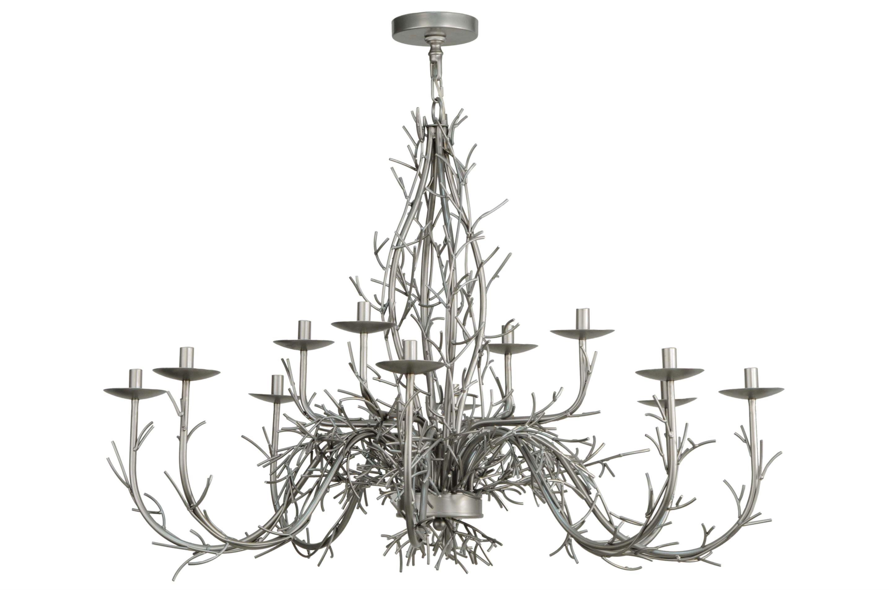 Meyda 50" Wide Twigs 12 Light Chandelier