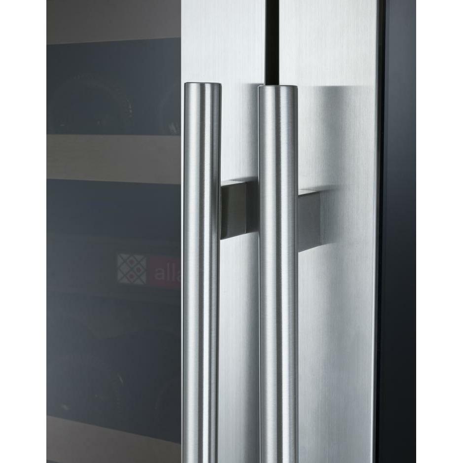 Allavino 2X-VSWR172-2S20 47" Wide FlexCount II Tru-Vino 344 Bottle Four-Zone Stainless Steel Side-by-Side Wine Refrigerator