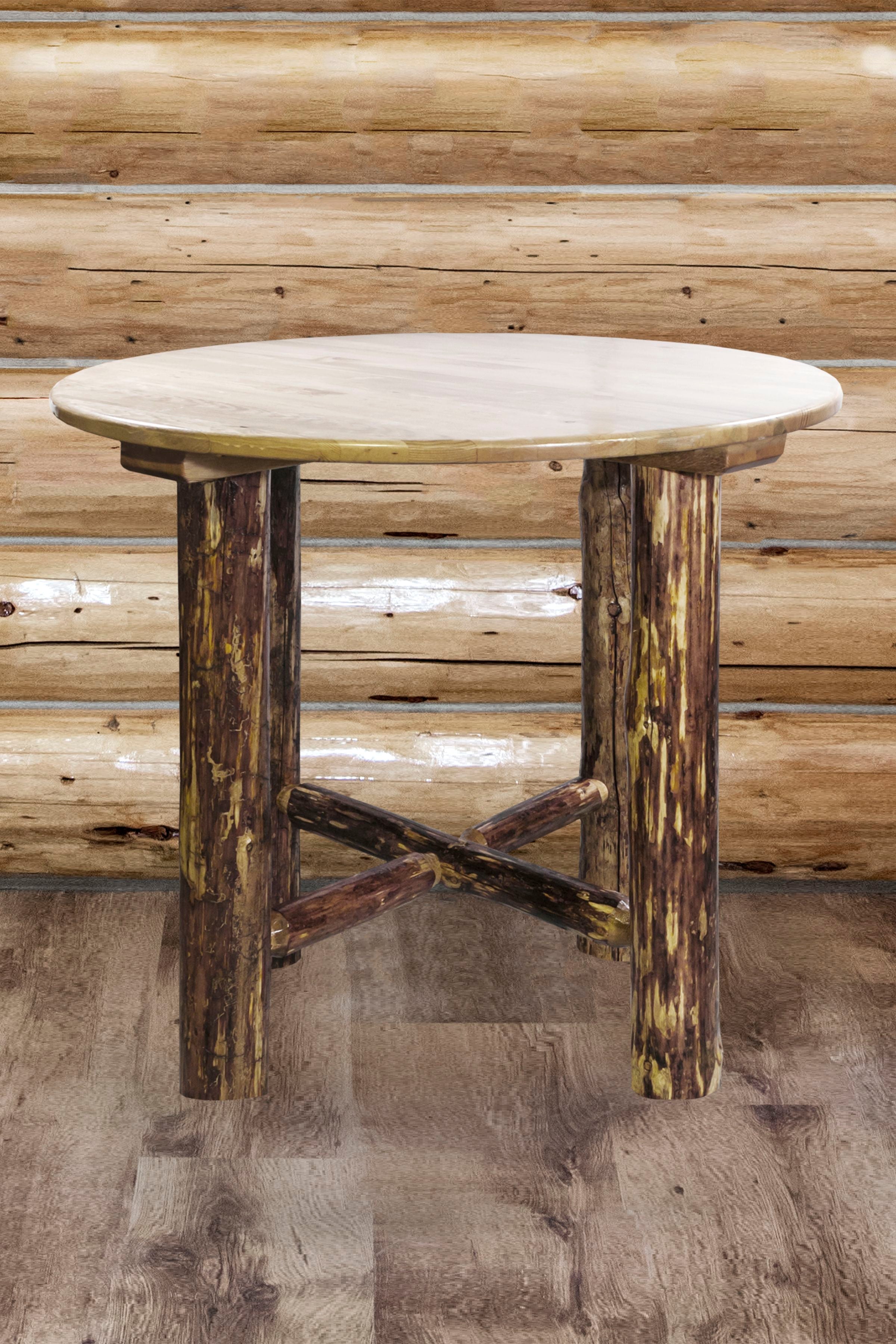 Montana Woodworks Glacier Country Collection Counter Height Bistro Table