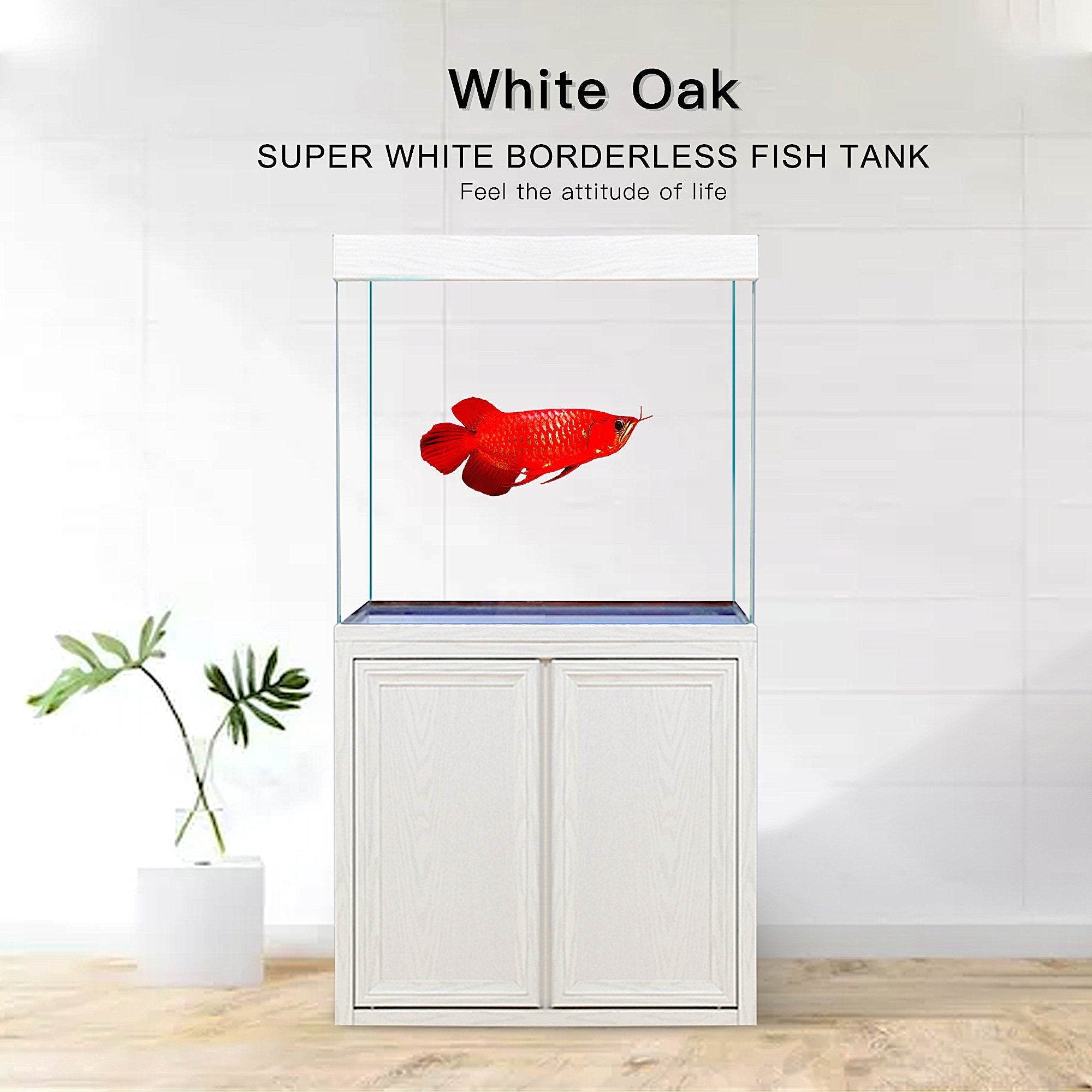 Aqua Dream 100 Gallon Aquarium - White Oak