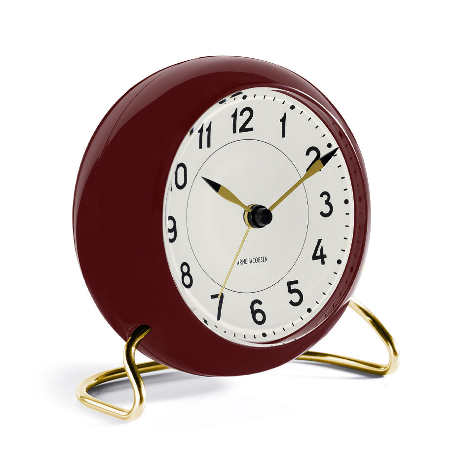 Station Alarm Clock - Burgundy