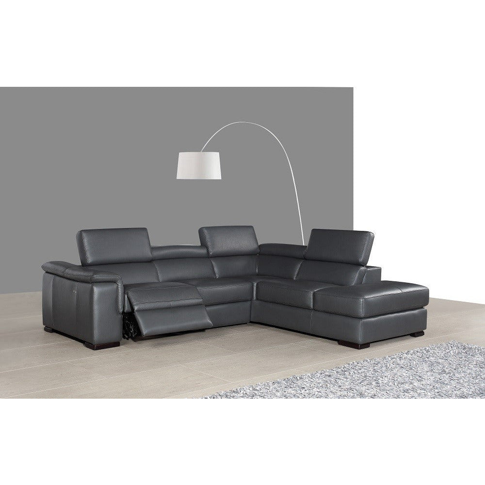 J&M Furniture Agata Premium Leather Sectional (SKU18204)