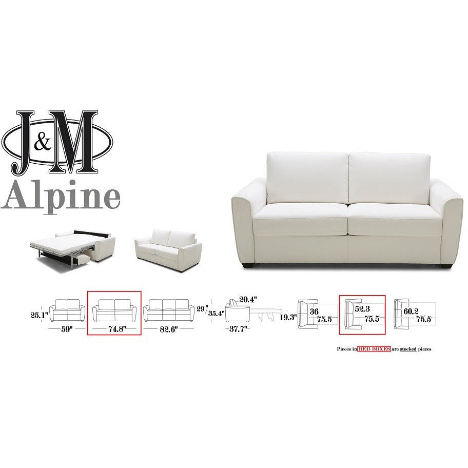 J&M Furniture Alpine Premium Sofa Bed (SKU18236)