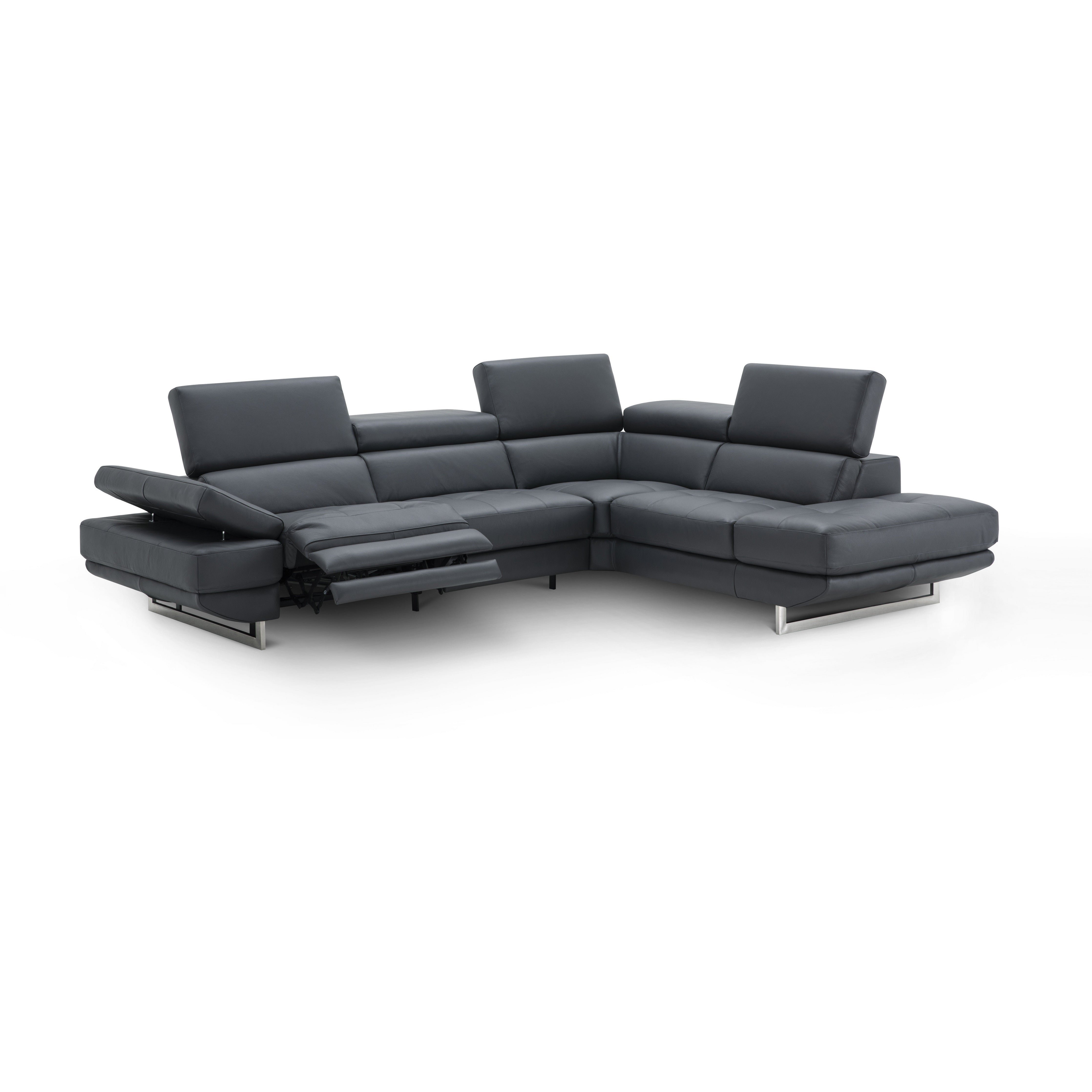 J&M Furniture The Annalaise Recliner Leather Sectional