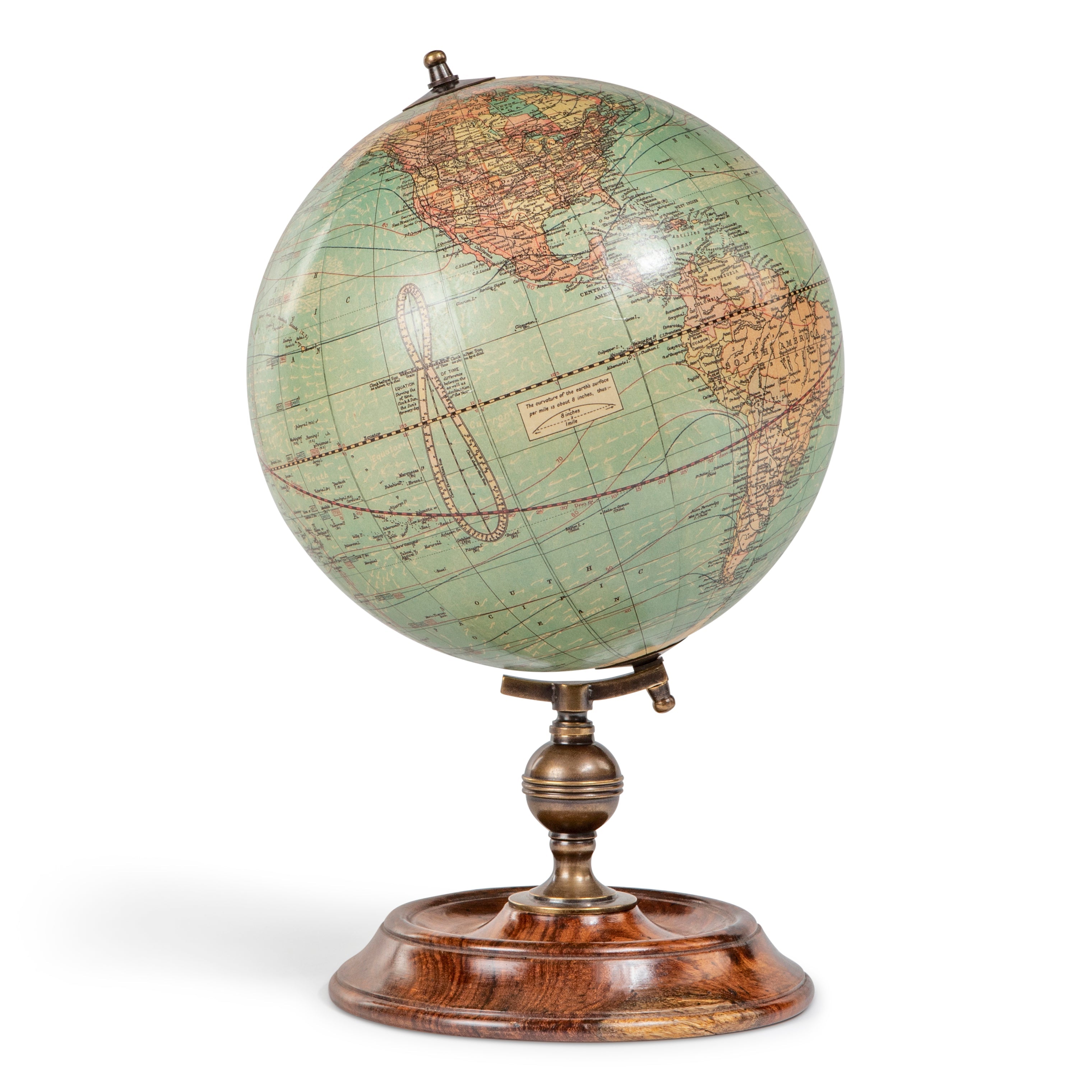 1921 USA Globe, Weber Costello  By Authentic Models