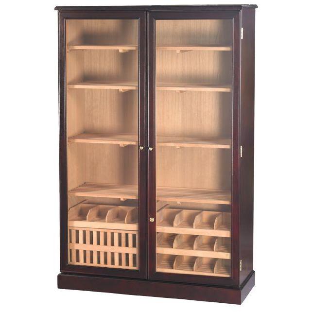 Quality Importers 4000 Ct. Dark Mahogany Commercial Humidor Cigar Cabinet (HUM-4000)