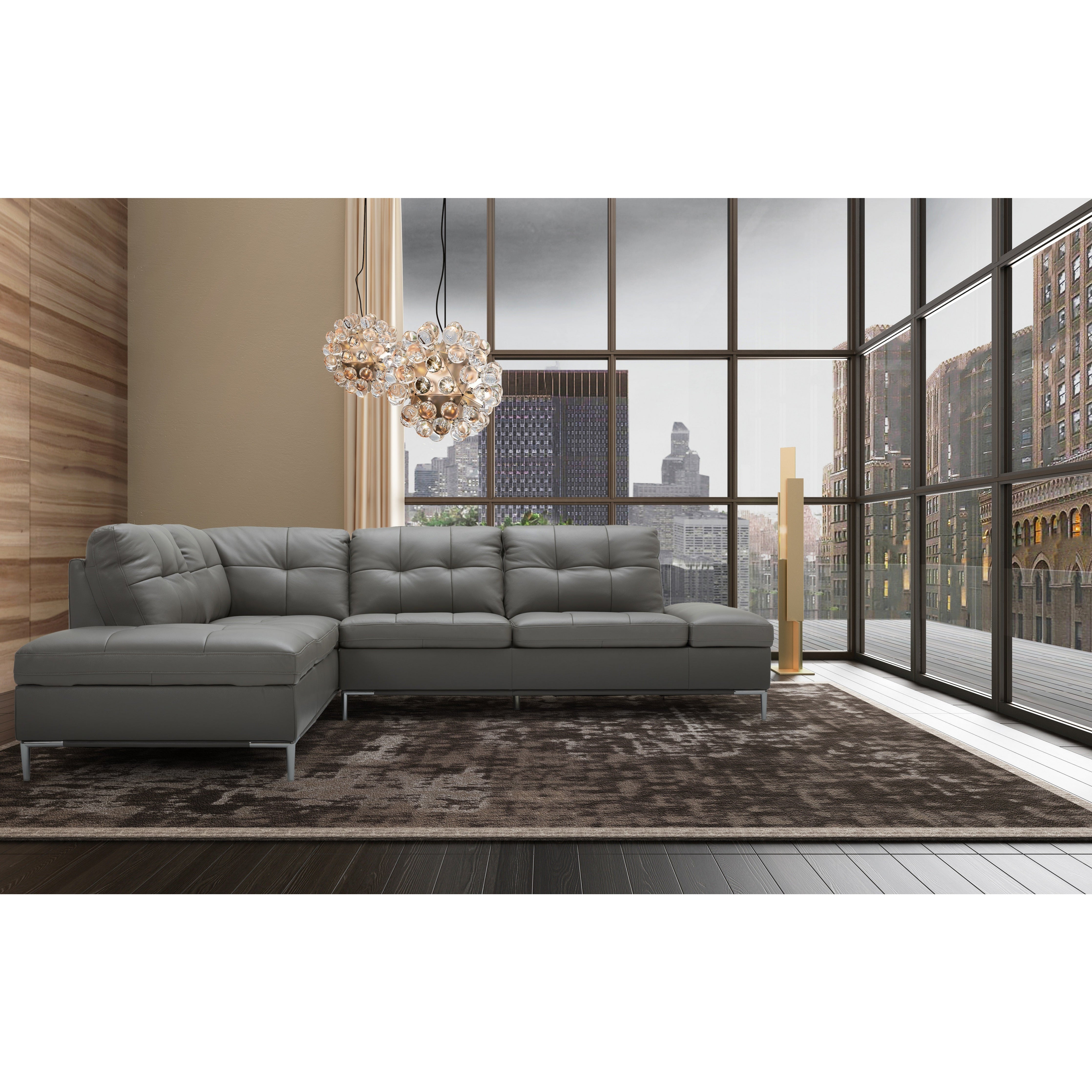 J&M Furniture Leonardo Sectional with Storage