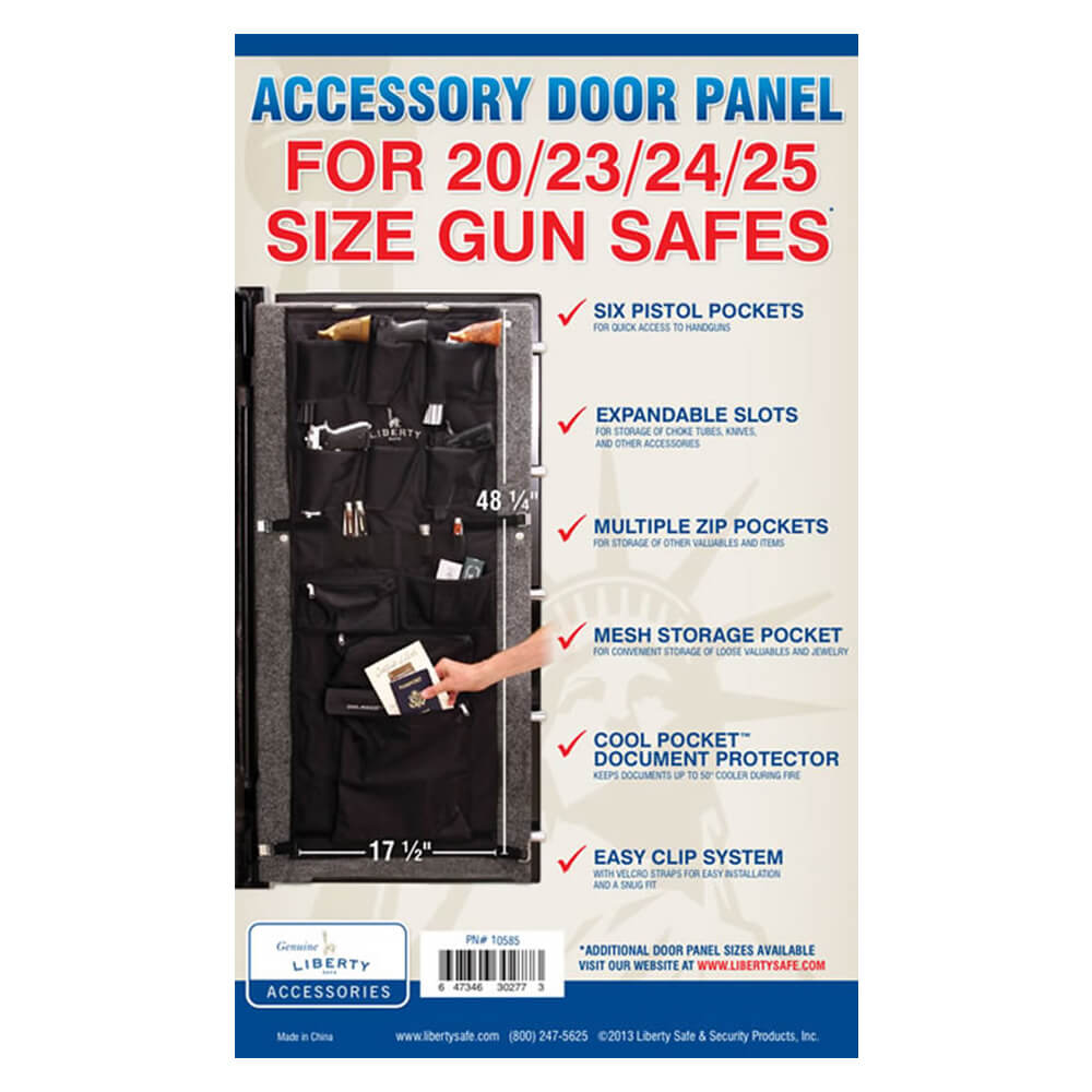Liberty Gun Safe Door Panel Organizer Size: 20-23-24-25