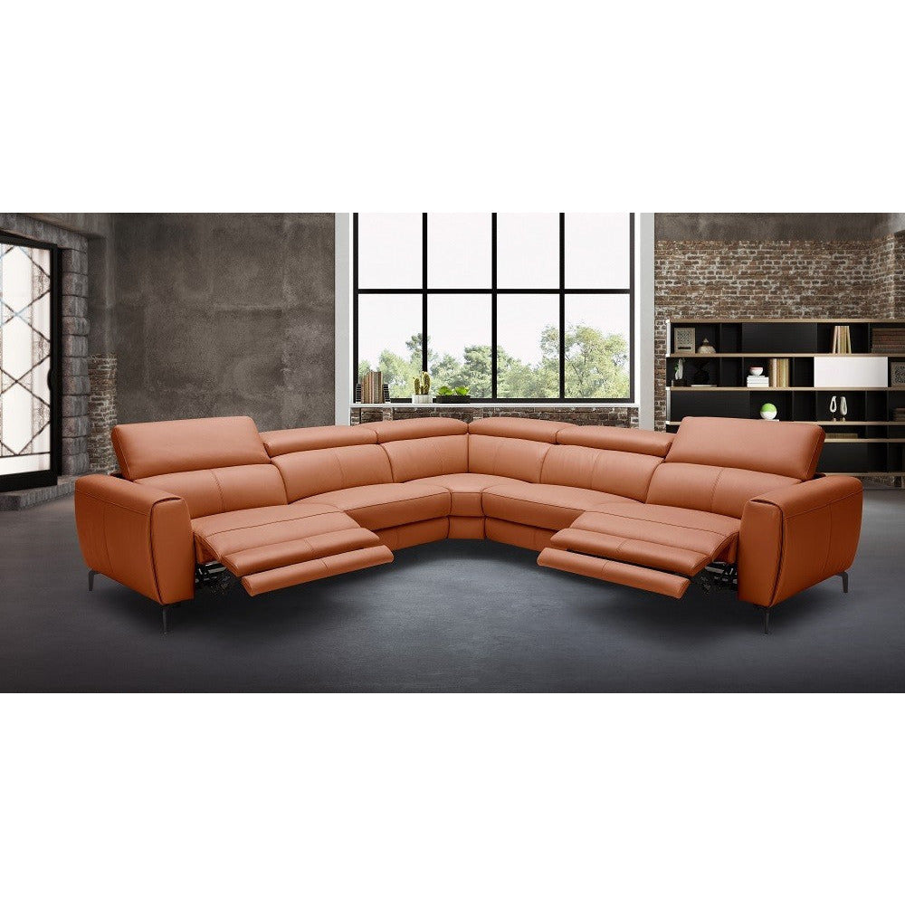 J&M Furniture Lorenzo Motion Sectional In Rust (SKU18347)