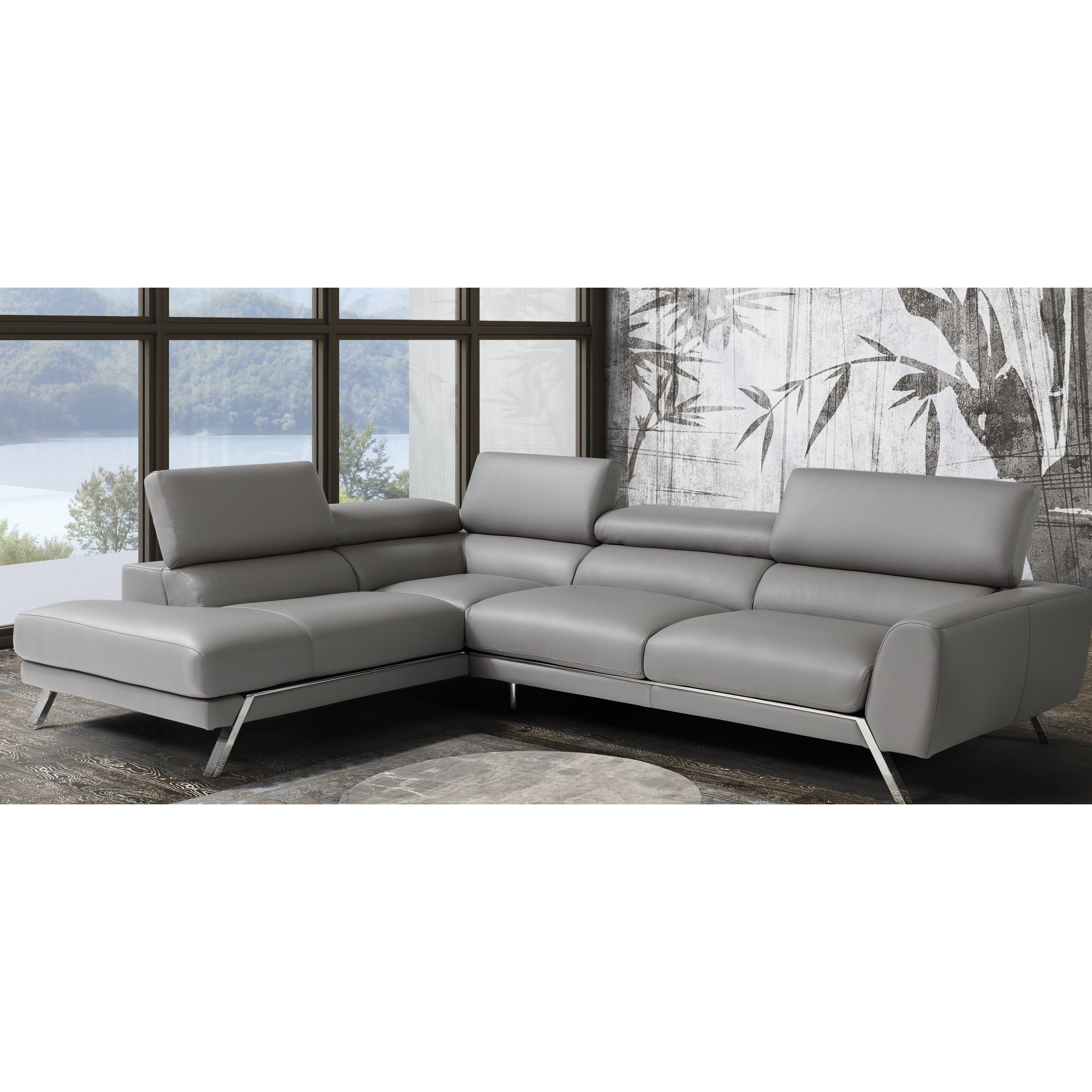 J&M Furniture The Mood Sectional in Grey (SKU1828830)