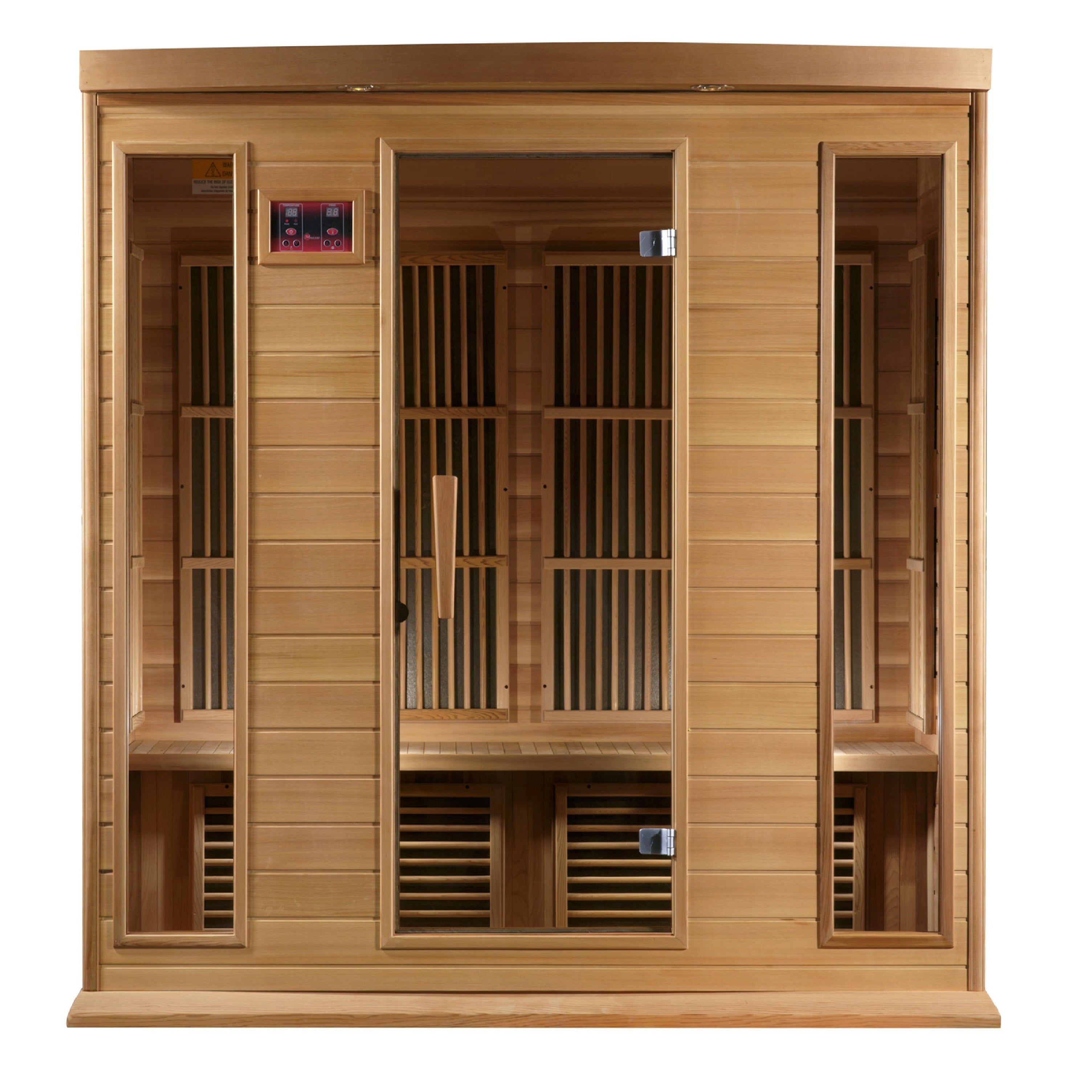 Maxxus "Chaumont Edition" 4 Person Near Zero EMF FAR Infrared Sauna - Canadian Red Cedar