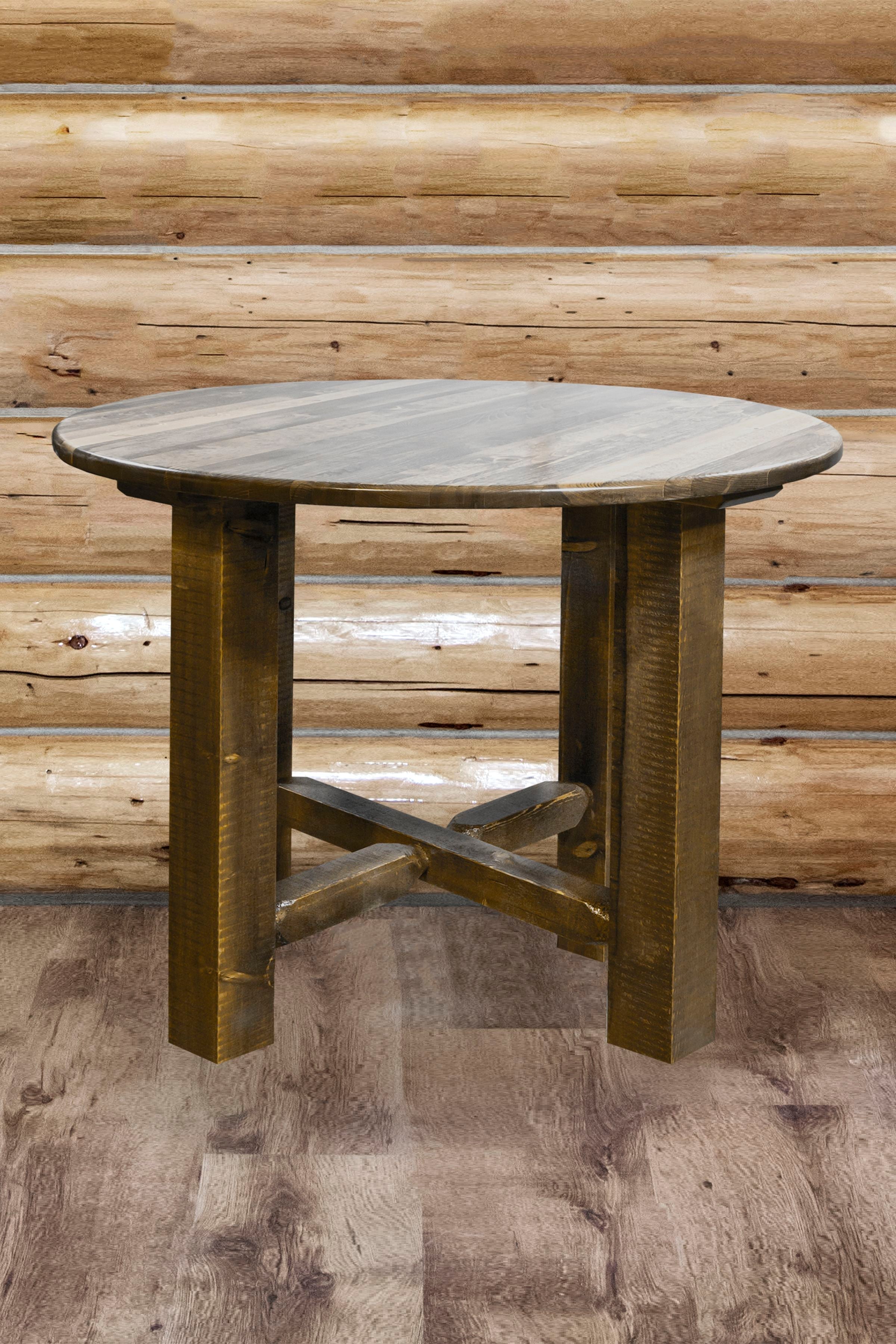 Montana Woodworks Homestead Collection Counter Height Bistro Table
