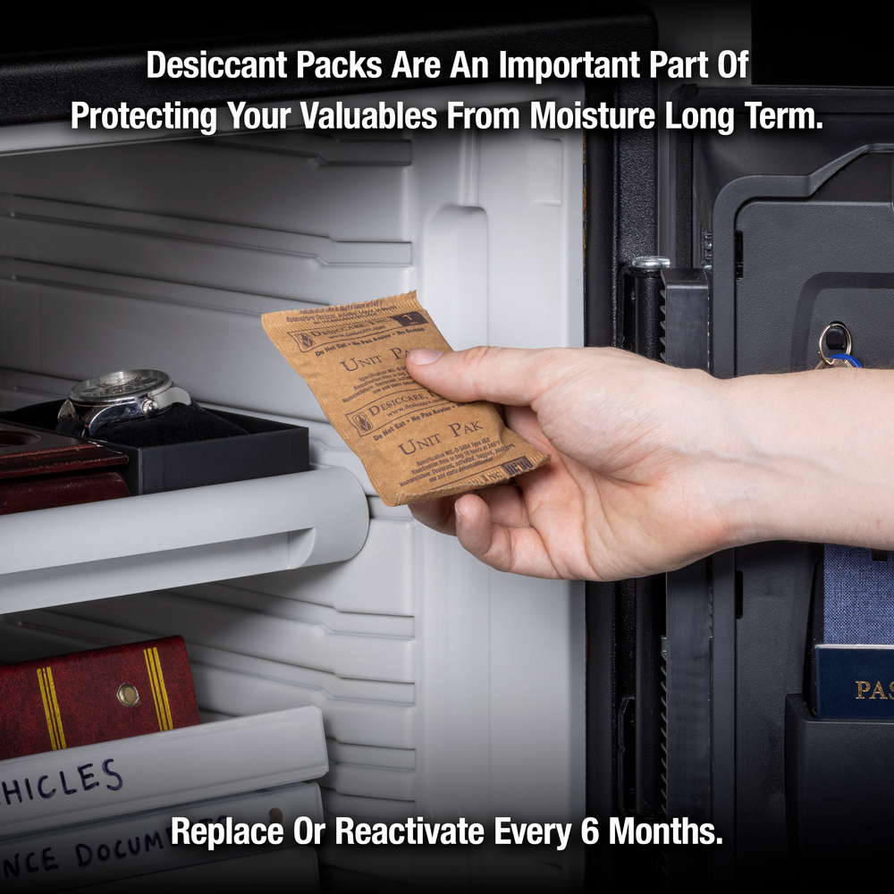 SentrySafe Approved Desiccant – Two 40 gram Packs P50200