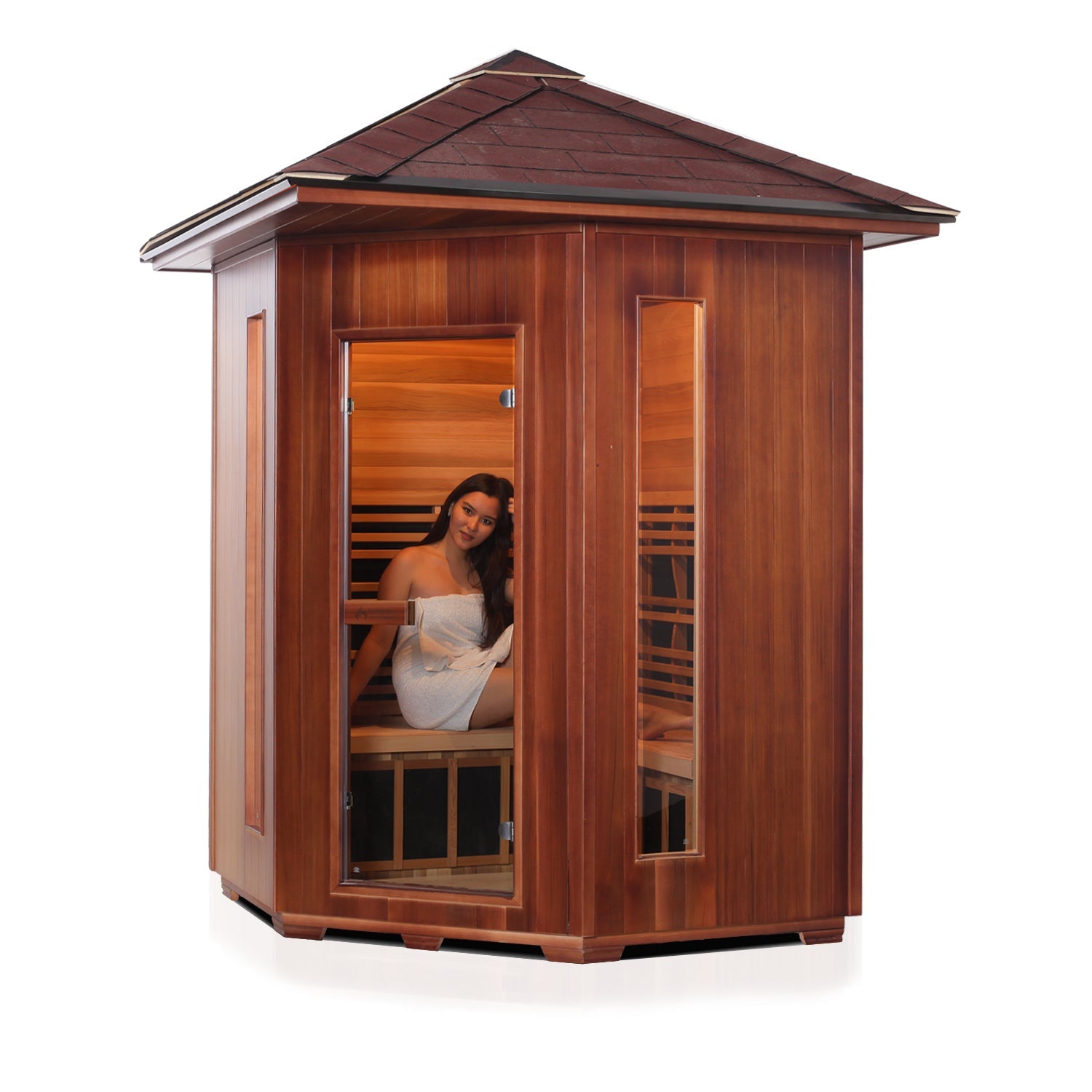 Enlighten SunRise 4C - 4 Person Dry Traditional Sauna