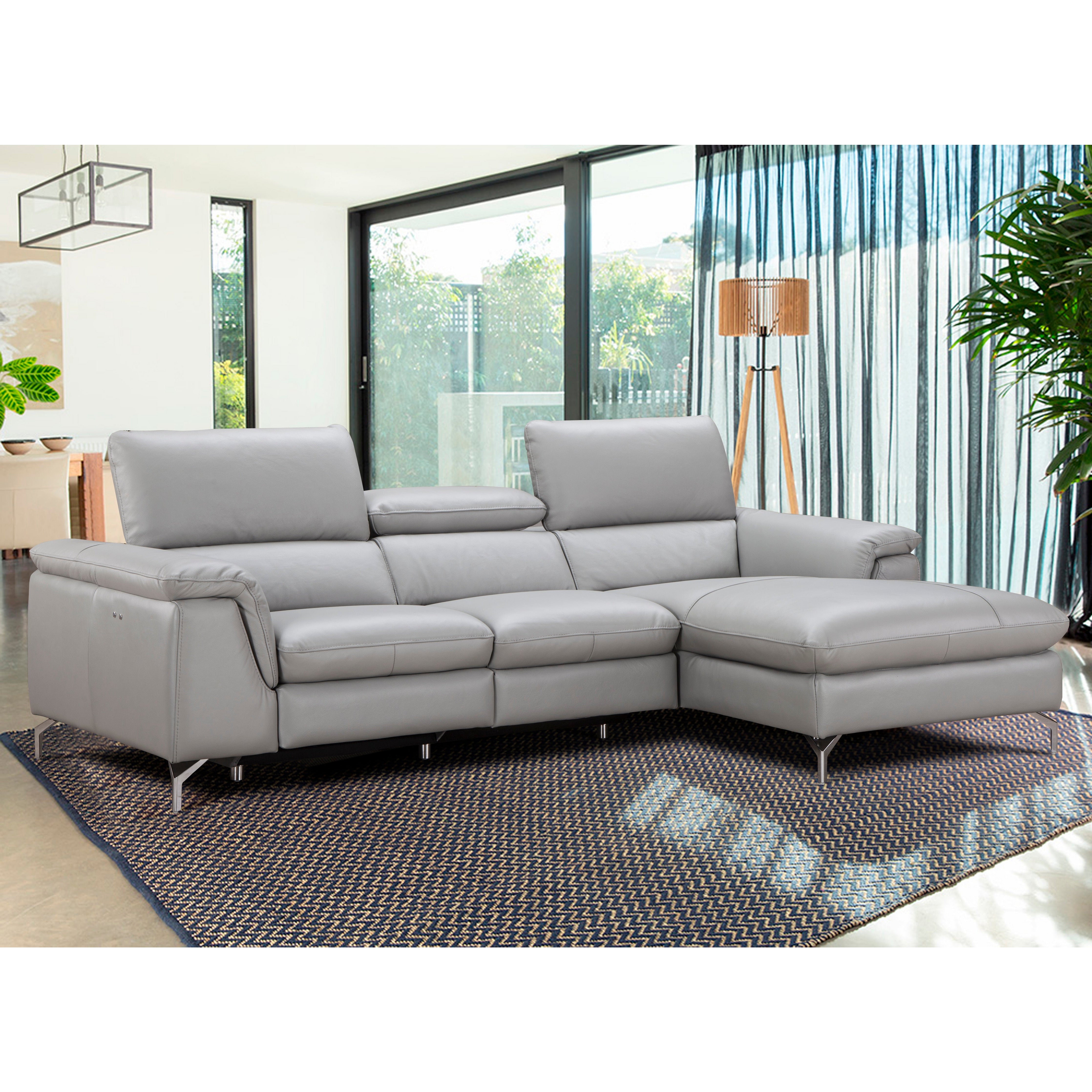 J&M Furniture Serena Premium Leather Sectional (SKU18234)