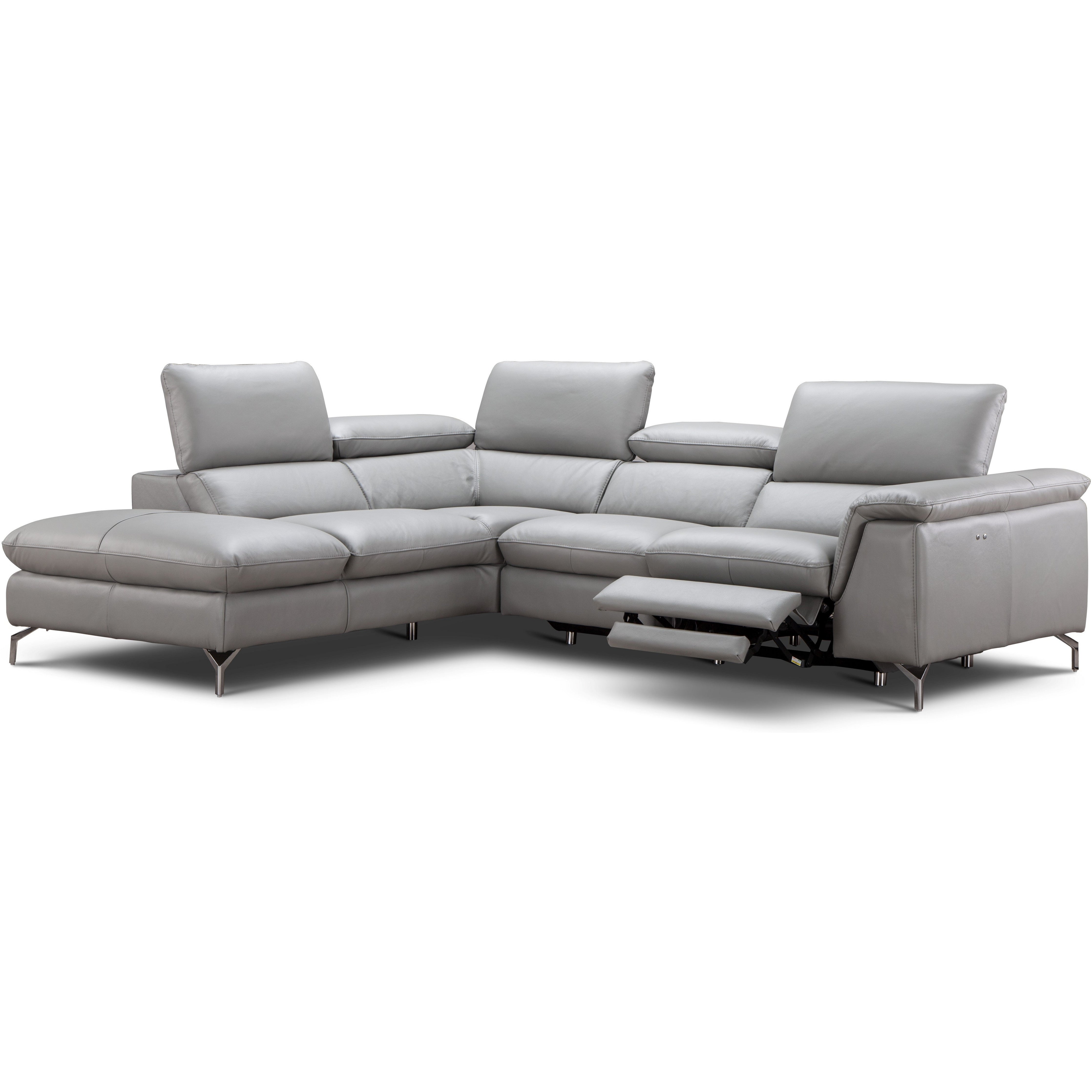 J&M Furniture Viola Premium Leather Sectional (SKU18235)