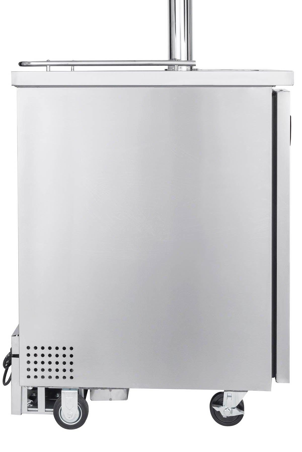 24" Wide Kombucha Dual Tap All Stainless Steel Commercial Kegerator