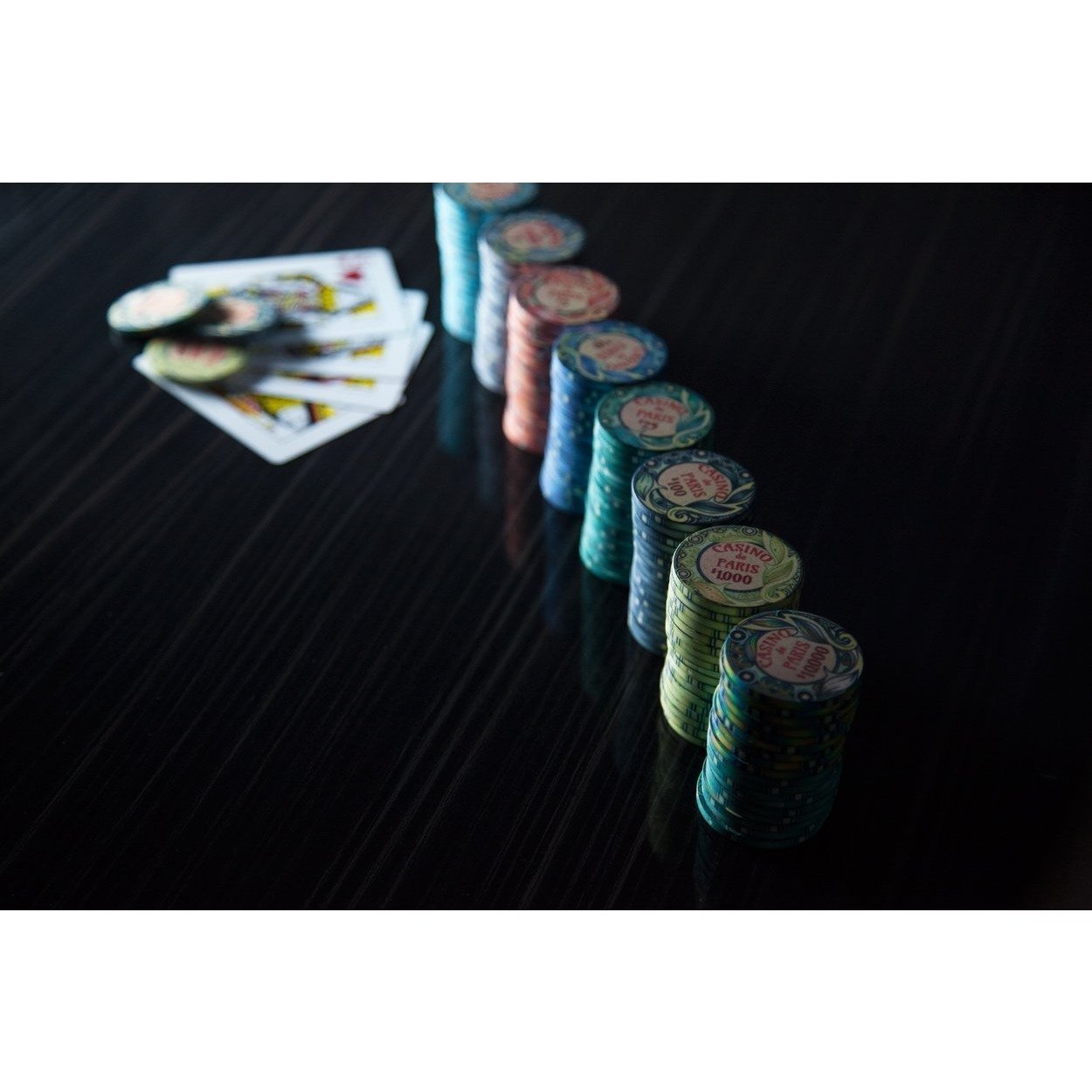 BBO Poker Tables Casino De Paris 500 Piece Poker Chips Set (SKU2BBO-CHIPS-CDP)