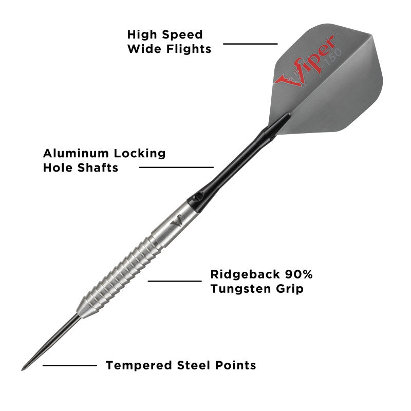 Viper V-Factor Darts 90% Tungsten Steel Tip Darts 22 Grams