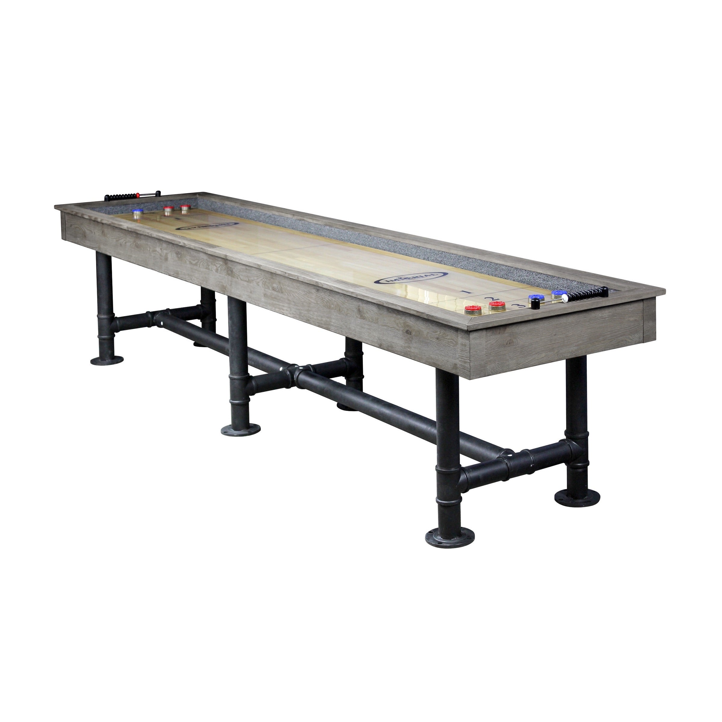 Bedford 9-FT. Shuffleboard Table; Silver Mist by Imperial