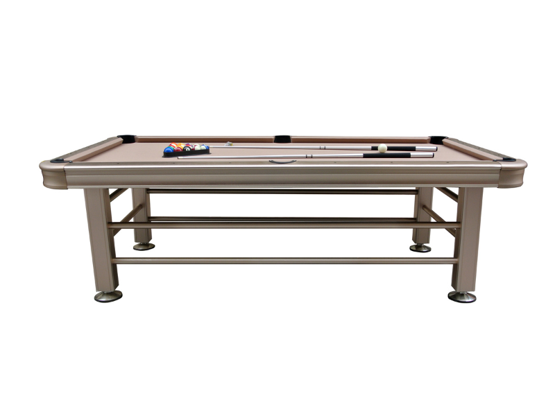 Imperial 8 Foot Non-Slate Champagne Outdoor Pool Table