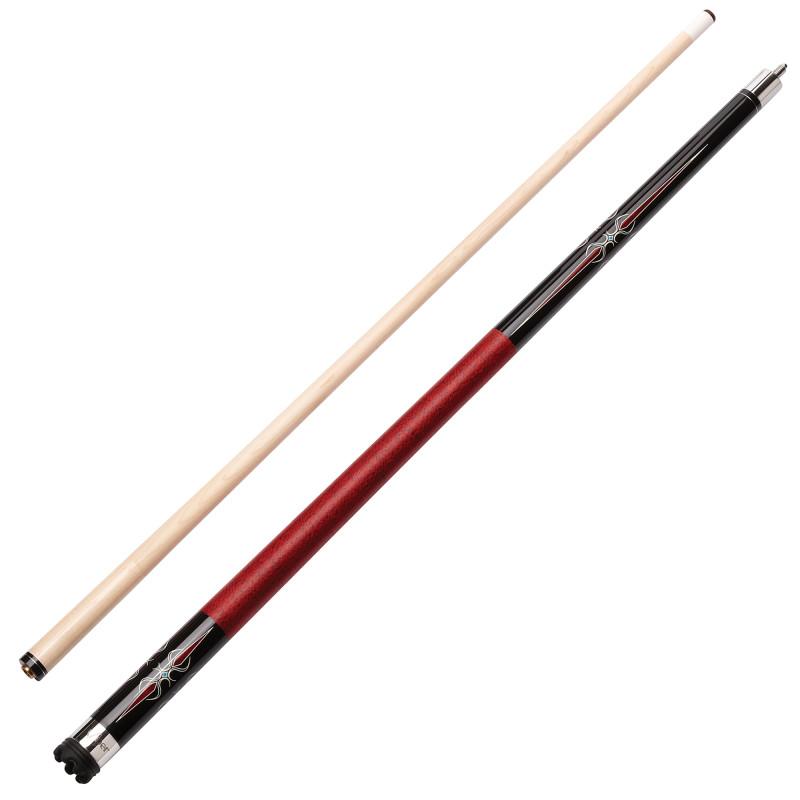 Viper Sinister Series Cue with Red/Black Wrap and Casemaster Q-Vault Supreme Black Cue Case