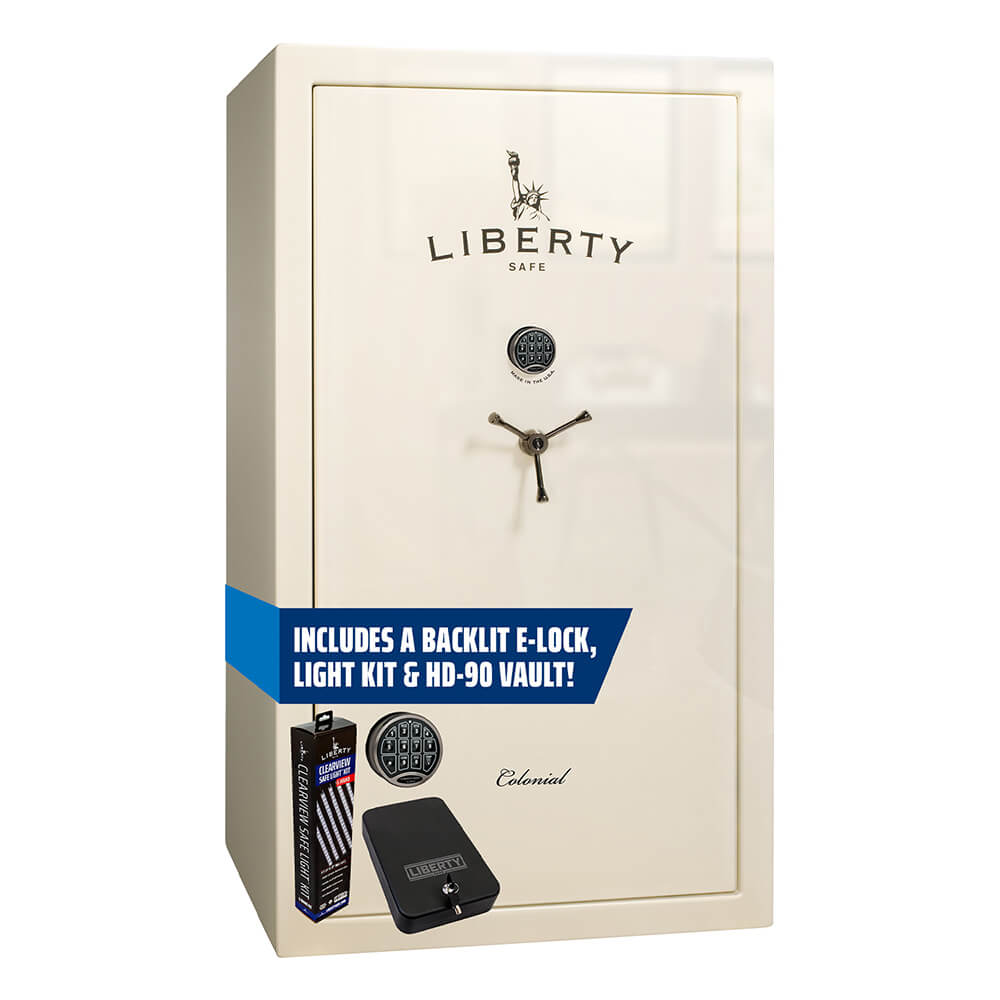 Liberty USA 36 White Gloss Gun Safe