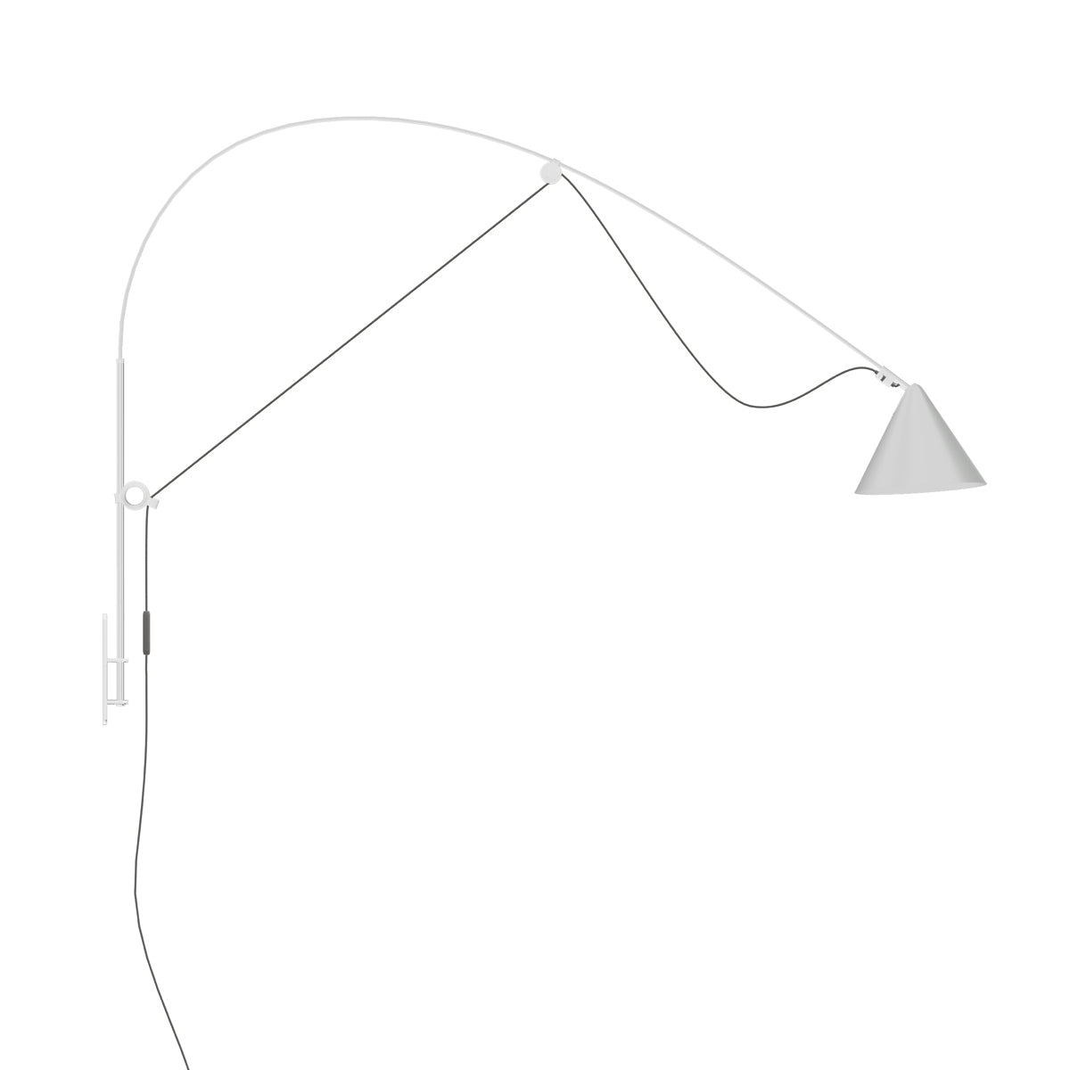 Ayno Wall Lamp - Large - Grey