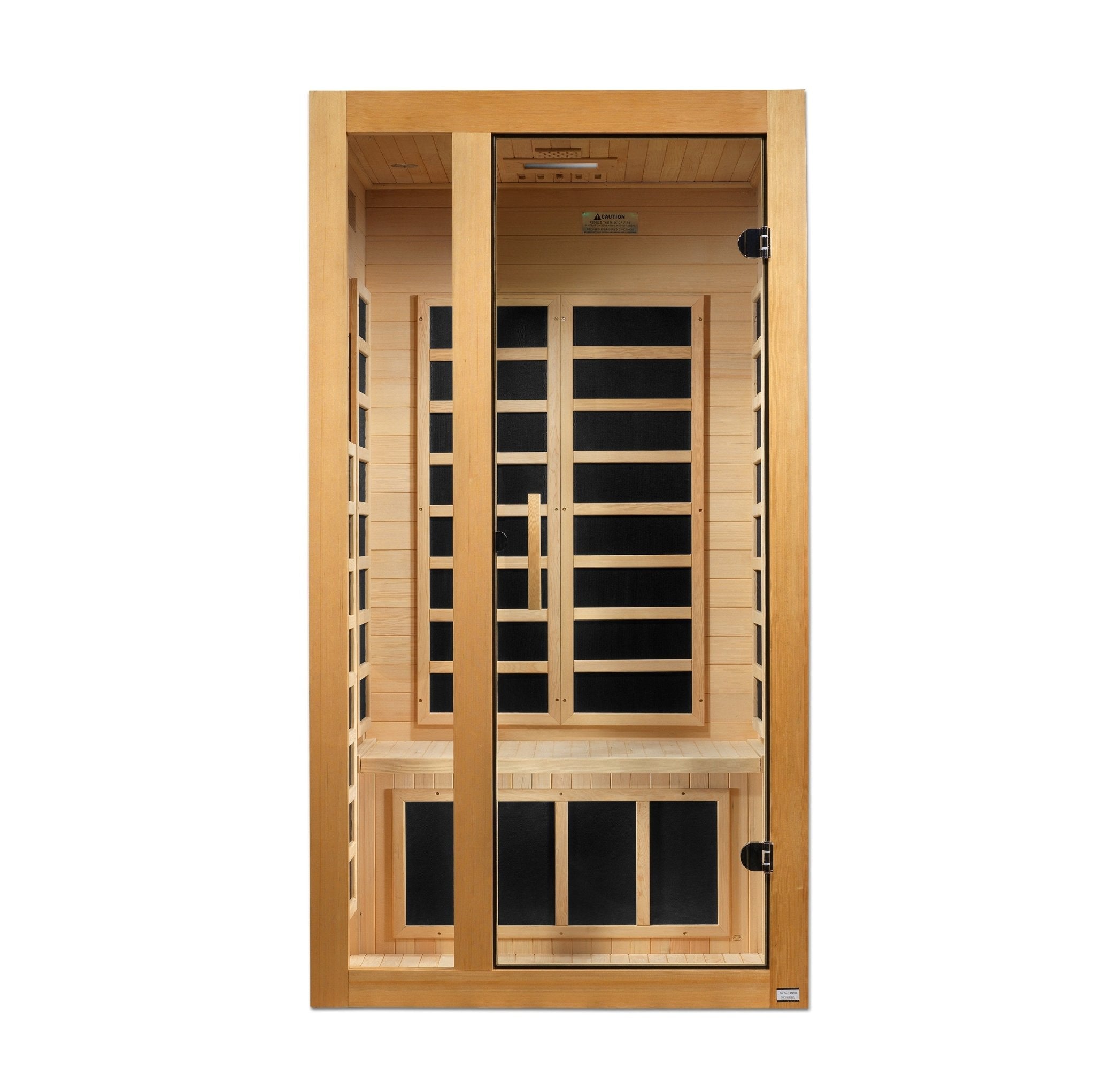 ***New 2021 Model*** Gracia - 1-2 Person Low EMF FAR Infrared Sauna - First Class Caves