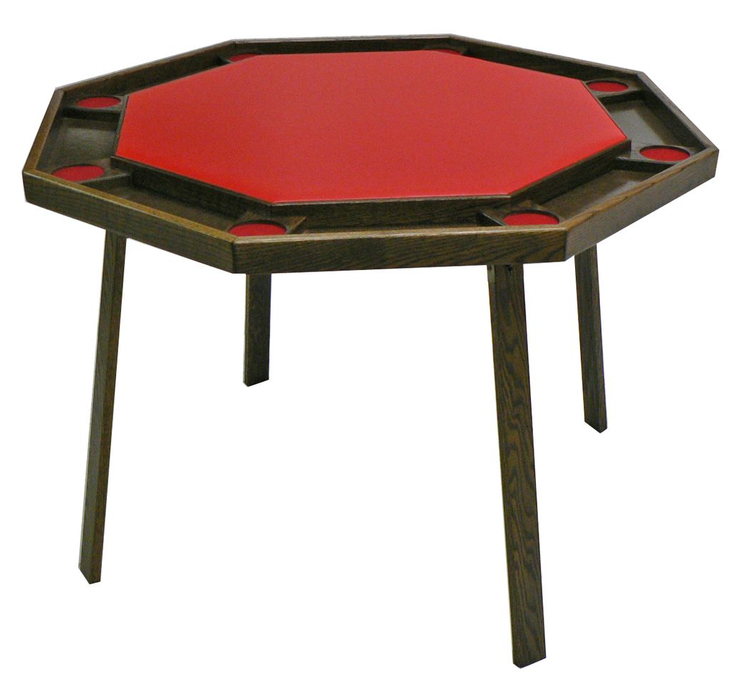 8-Player 48" Folding Poker Wood Poker Game Table #9W By Kestell