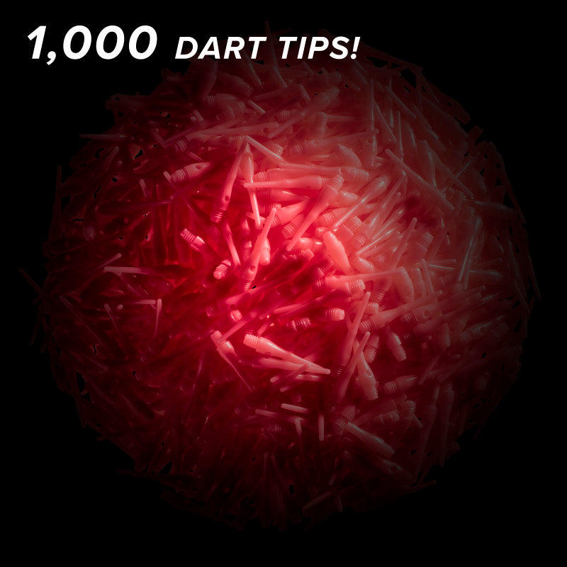 Viper Tufflex Tips III 2BA Pink 1000Ct Soft Dart Tips