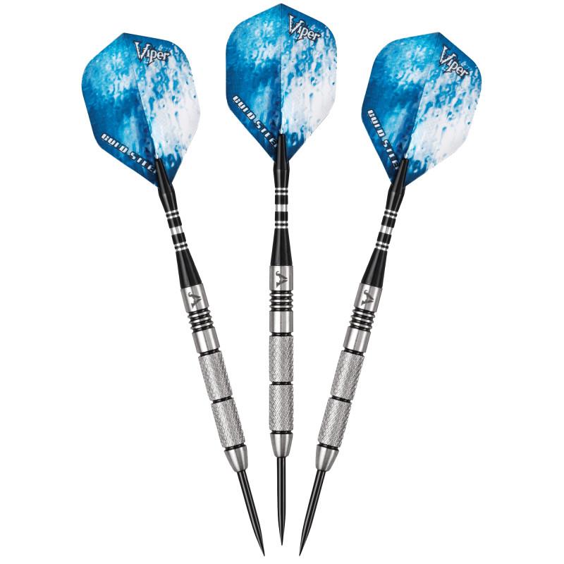 Viper Cold Steel Tungsten Darts Steel Tip Darts 21 Grams and Casemaster Select Pink Nylon Case