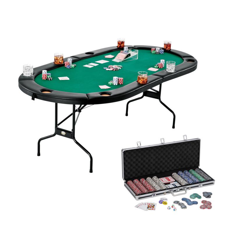 Fat Cat Texas Hold'em Table & Bling Chip Set