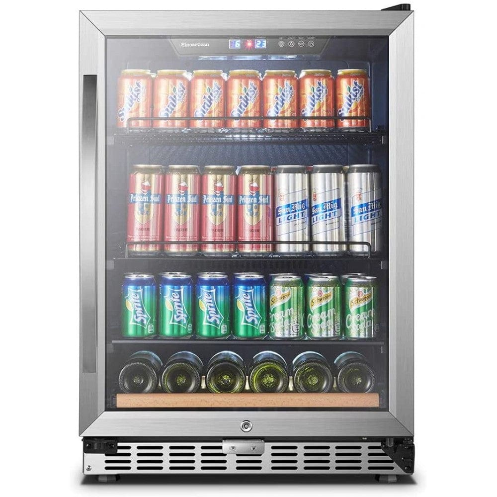 Sinoartizan 110 Cans 6 Bottles Single Zone Beverage Coolers ST-54D