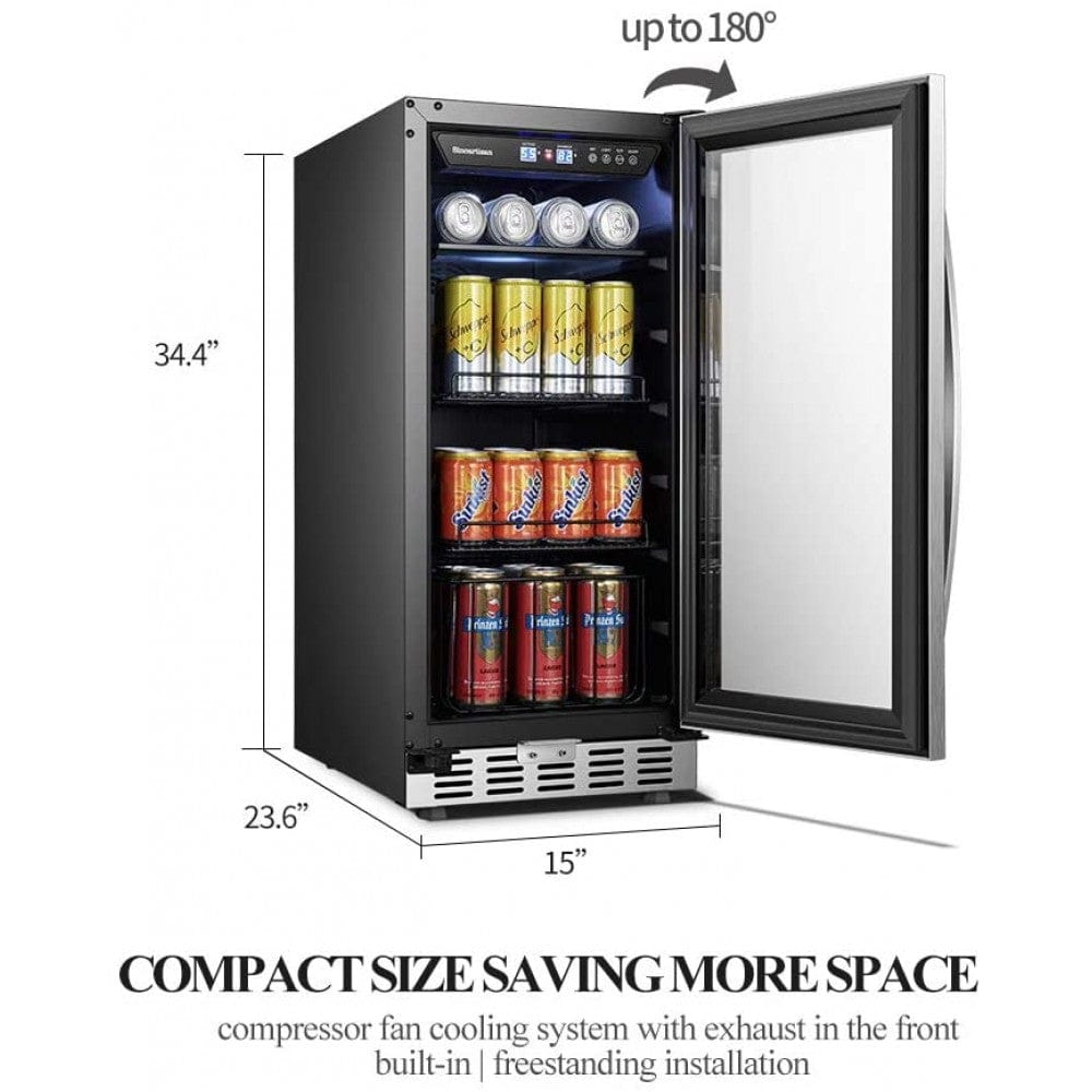 Sinoartizan 70 Cans Single Zone Stainless Steel Beverage Coolers ST-33BC
