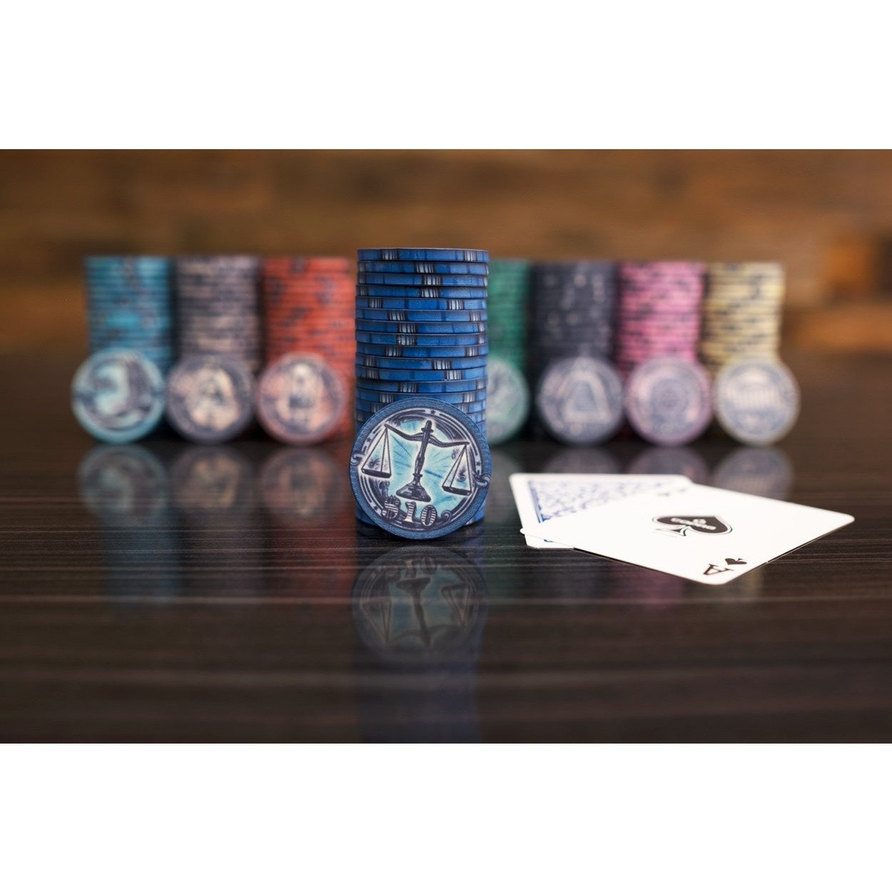 BBO Poker Tables The Mint 500 Piece Premium Poker Chips Set (SKU2BBO-CHIPS-TM)