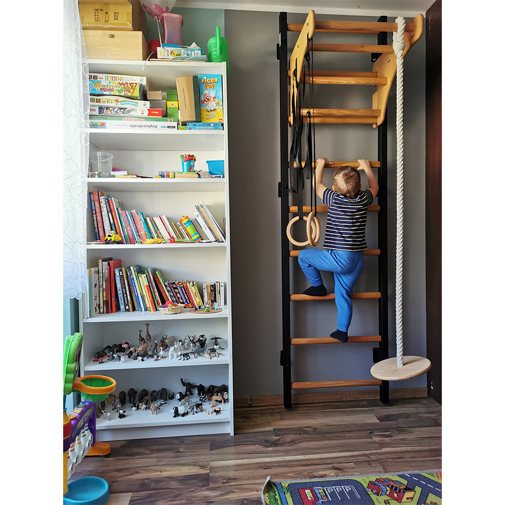 Swedish ladder for kids with gymnastic accessories – BenchK 211+A076