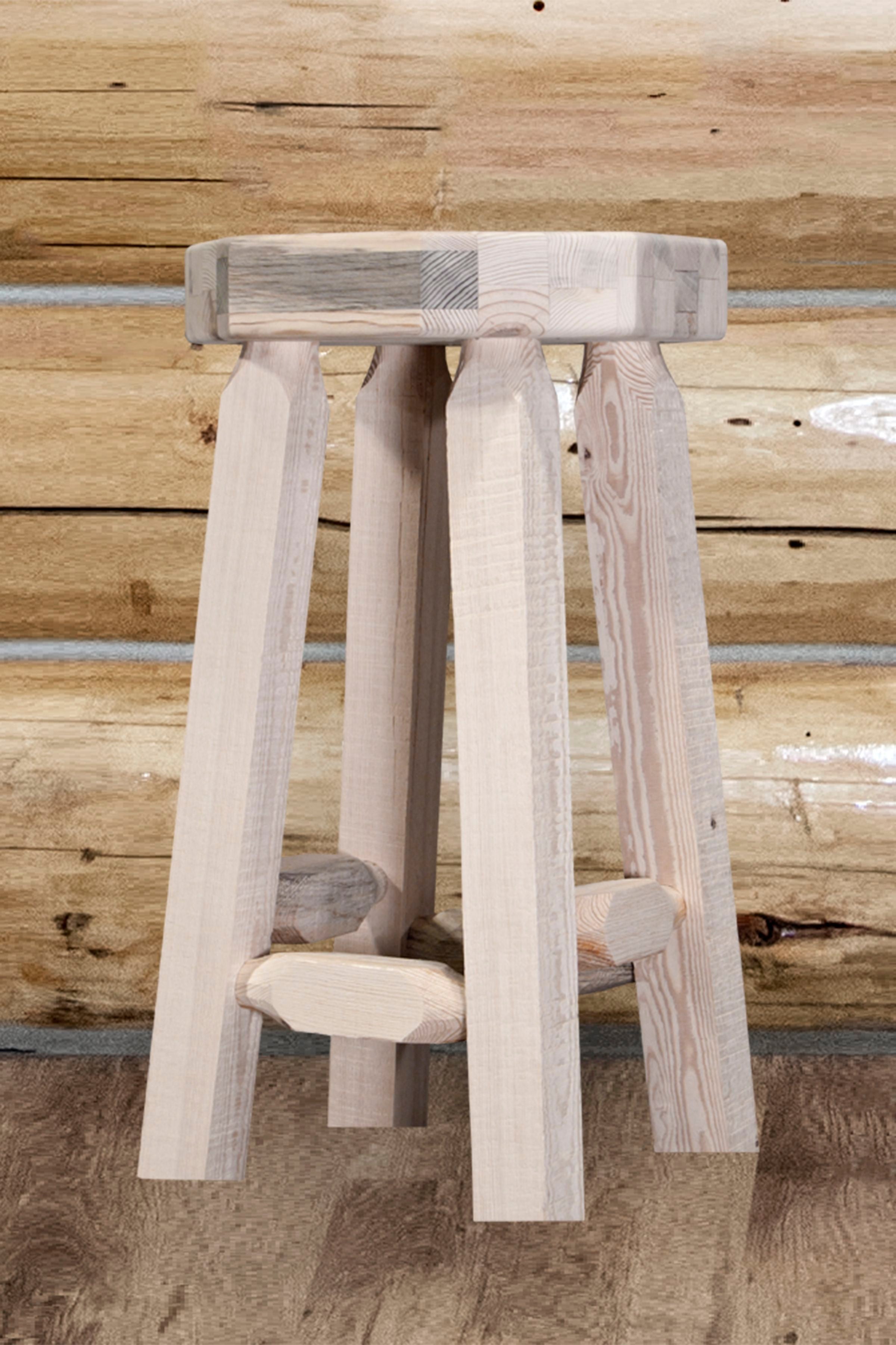 Montana Woodworks Homestead Collection Counter Height Backless Barstool