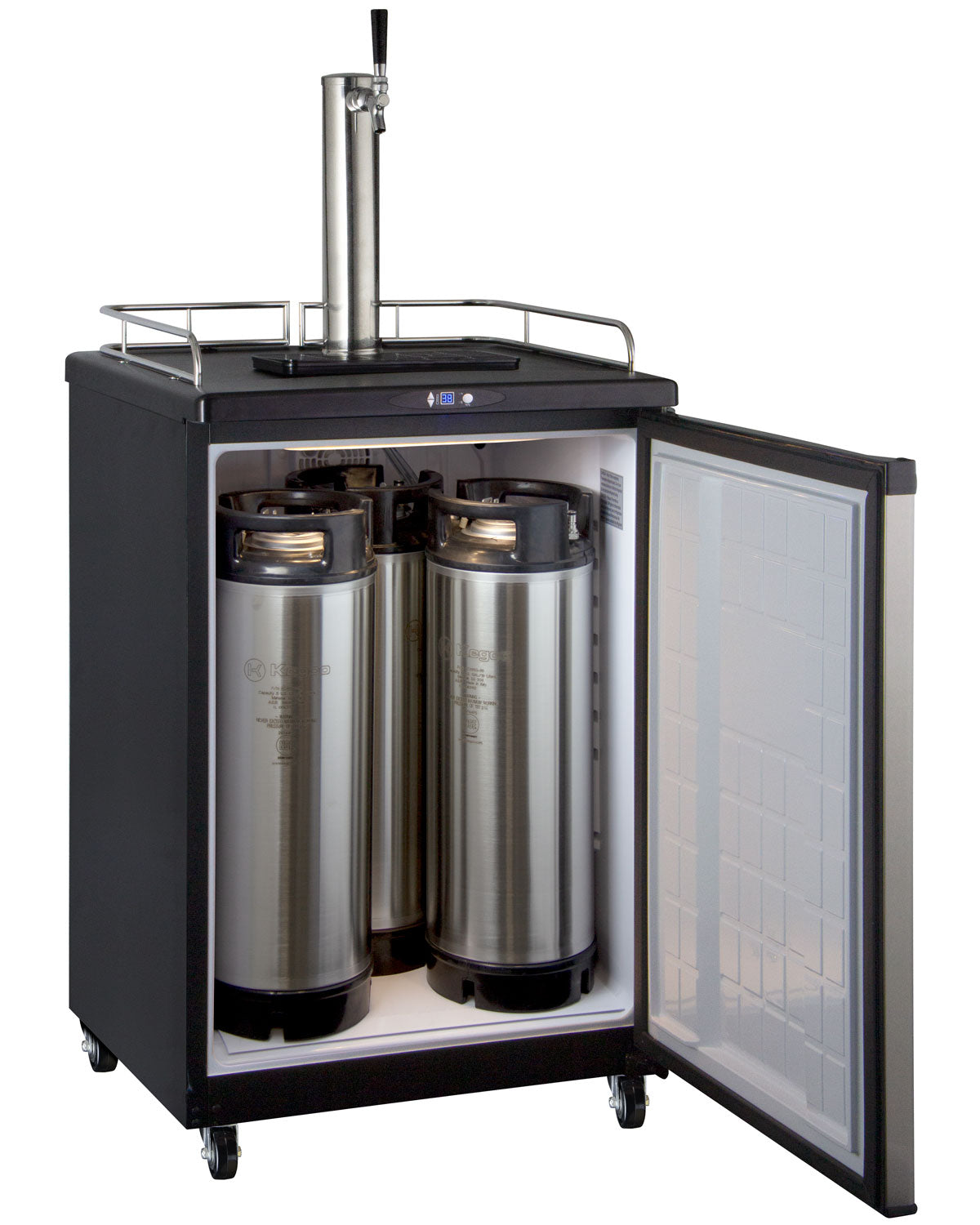 Kegco 24" Wide Cold Brew Coffee Single Tap Stainless Steel Commercial/Residential Kegerator